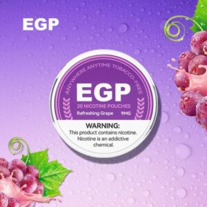 EGP Nicotine Pouches – Refreshing Grape (9mg)