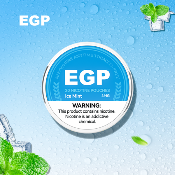 EGP Nicotine Pouches – Ice Mint (4mg)