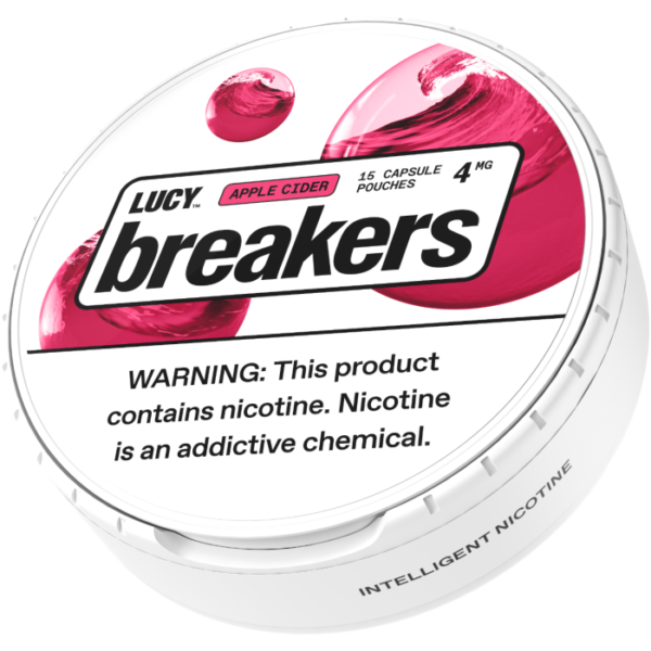 LUCY Breakers Apple Cider 4mg Nicotine Pouches